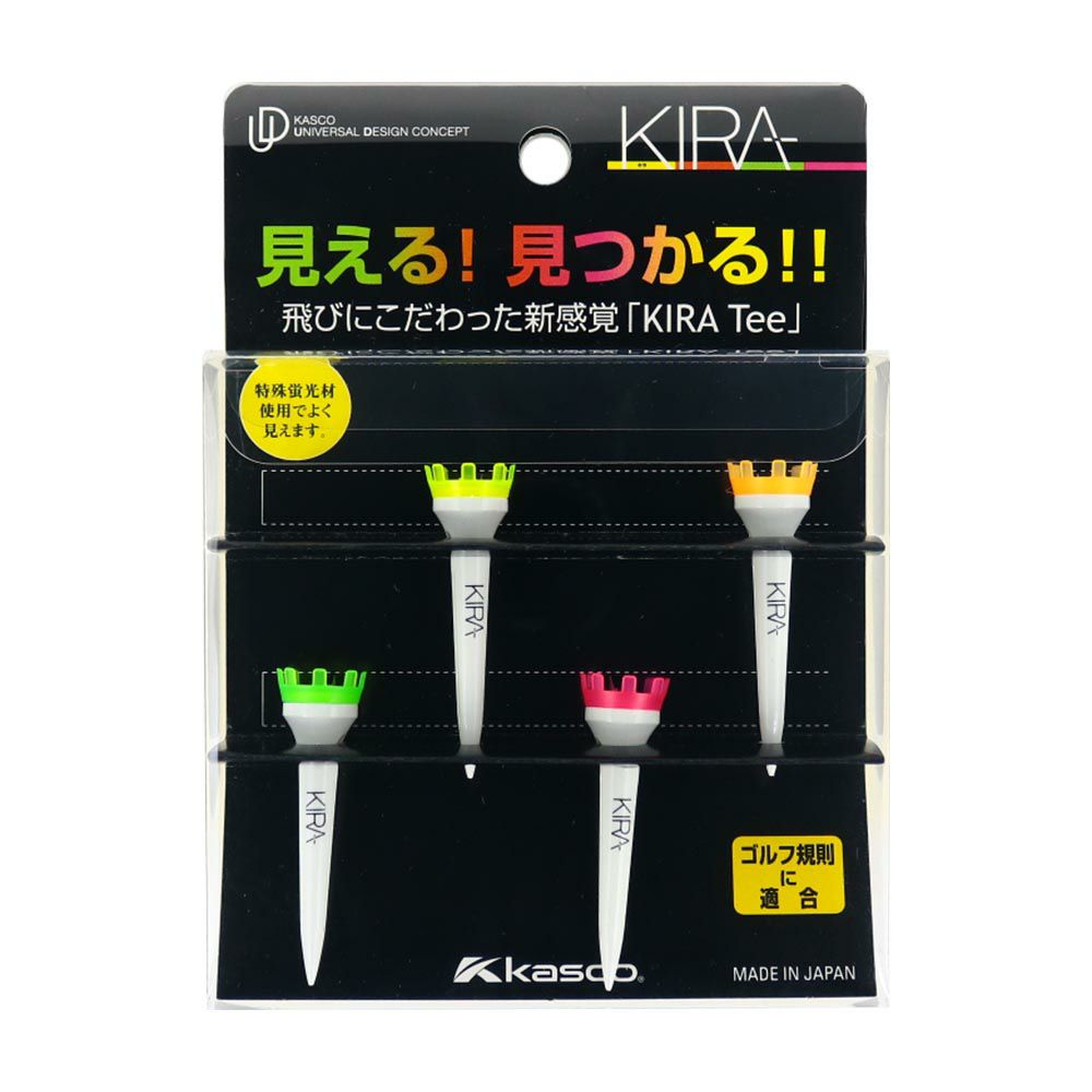キャスコ（kasco） KIRA（キラ）ティー  ショートタイプ 4本組