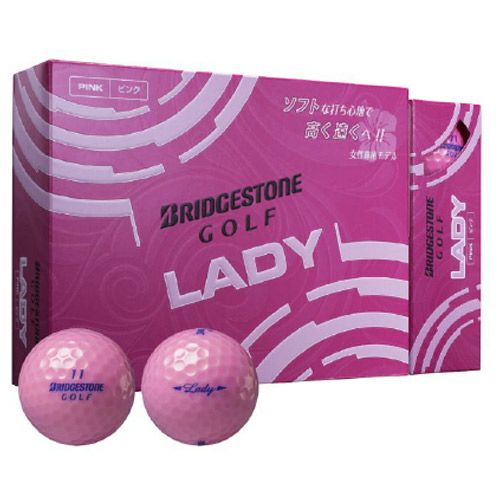 ブリヂストン（BRIDGESTONE_GOLF） LADY レディースボール ピンク 