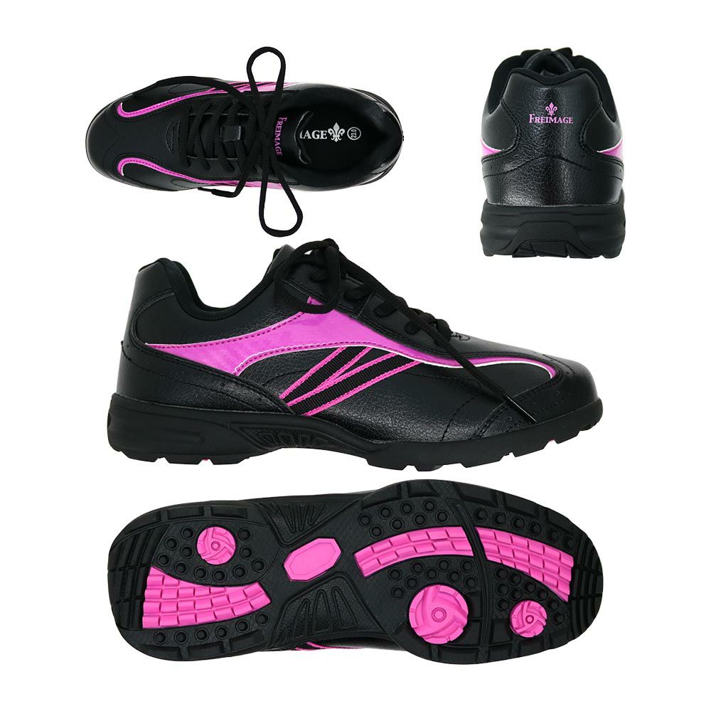 二木ゴルフオリジナル 【レディース】フリメージェ スパイクレス シューズ FSH171L ブラック/ピンク