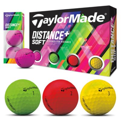 テーラーメイド（TaylorMade） ディスタンス＋ソフト マルチカラーボール 1ダース 2019