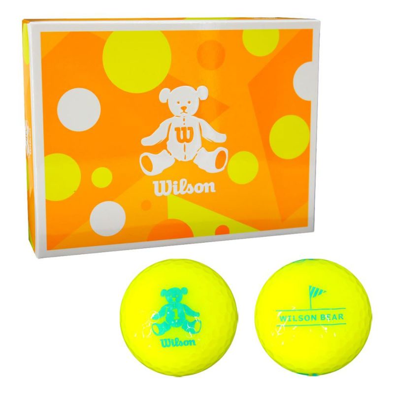 ウイルソン（Wilson） 【レディース】WILSON BEAR4 ボール イエロー（37334） 1ダース