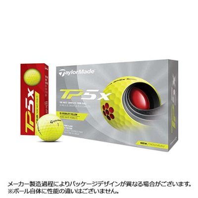 テーラーメイド（TaylorMade） TP5x ボール イエロー 1ダース 2021 ...