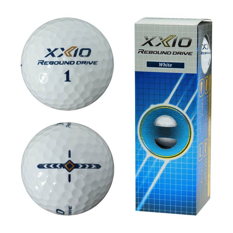 ゼクシオ（XXIO） XXIO リバウンド ドライブ ボール ホワイト 1スリーブ（3個入）  2021
