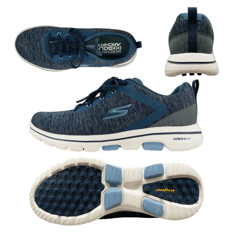 スケッチャーズ（Skechers） 【レディース】2022 Skechers GO GOLF WALK 5 スパイクレスシューズ  123034-NVBL『最終処分価格』 | ゴルフショップ・ゴルフ通販なら二木ゴルフオンライン