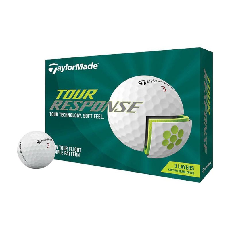 テーラーメイド（TaylorMade） TOUR RESPONSE ボール ホワイト 1ダース N08034   2022