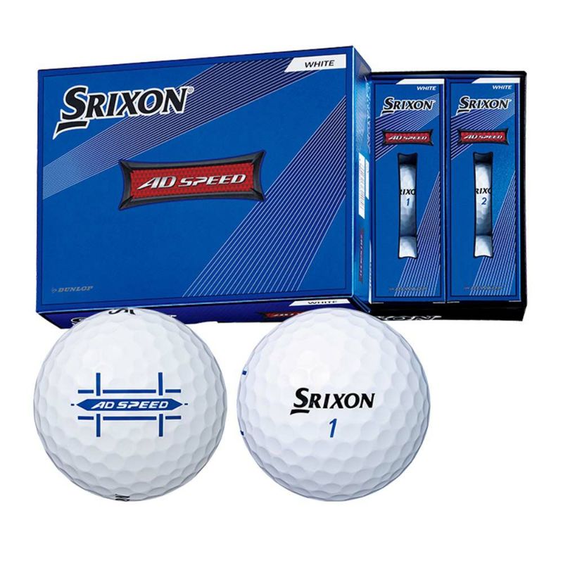 スリクソン（SRIXON） スリクソン AD SPEED ボール ホワイト 1ダース 2022 | ゴルフショップ・ゴルフ通販なら二木ゴルフオンライン