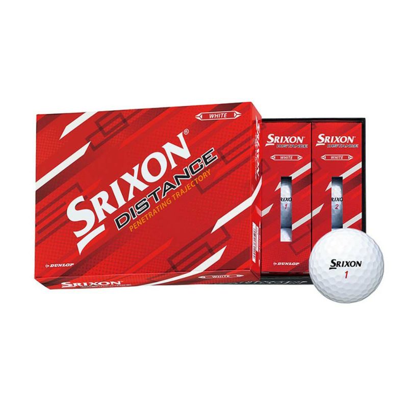 スリクソン（SRIXON） スリクソン DISTANCE ボール ホワイト 1ダース