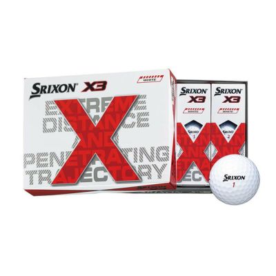 スリクソン（SRIXON） スリクソン X3 ボール ホワイト 1ダース 2022