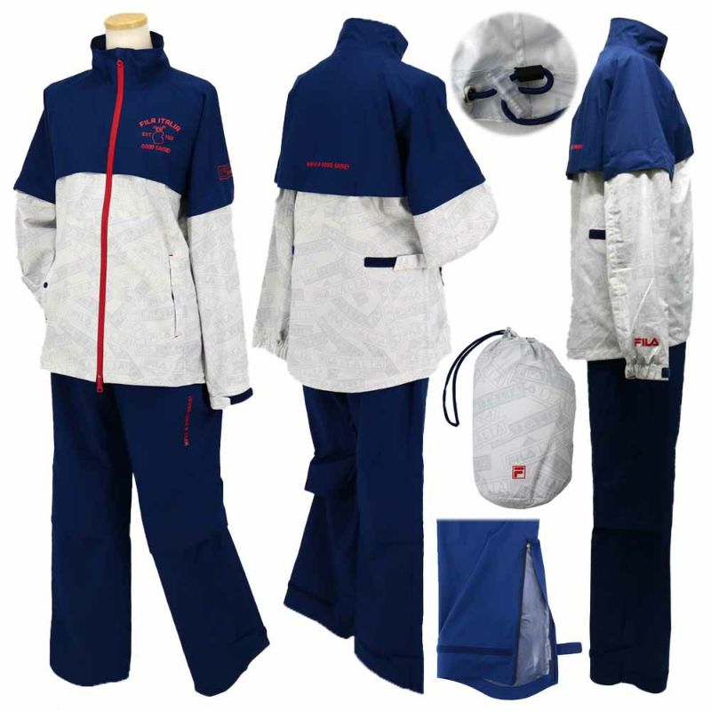 フィラ（FILA） レインウェア（上下セット） 751-990 レディースゴルフ