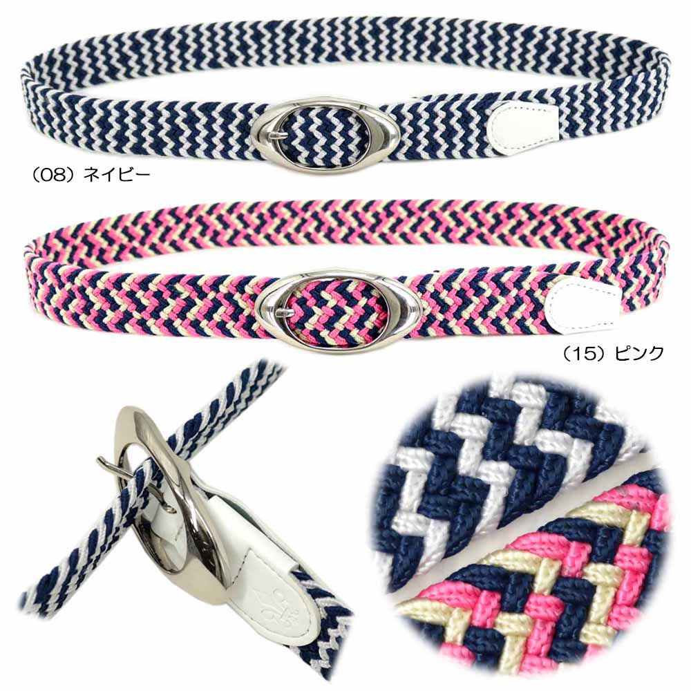 二木ゴルフオリジナル FM ゴムメッシュベルト FLB-2202 レディースゴルフウェア 2022