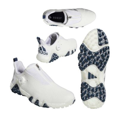 アディダス（Adidas） コードカオス22 Boa スパイクレスシューズ GX3938 ホワイト/ネイビー/Cホワイト 2022【最終処分価格】