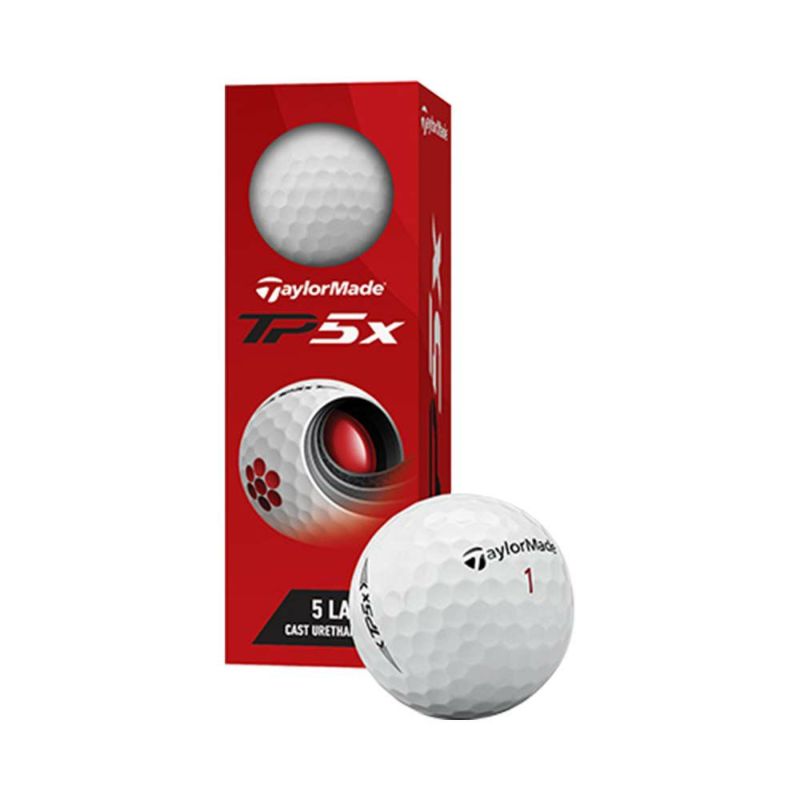 テーラーメイド（TaylorMade） TP5x ボール ホワイト 1スリーブ（3個入） 2021  ゴルフショップ・ゴルフ通販なら二木ゴルフオンライン