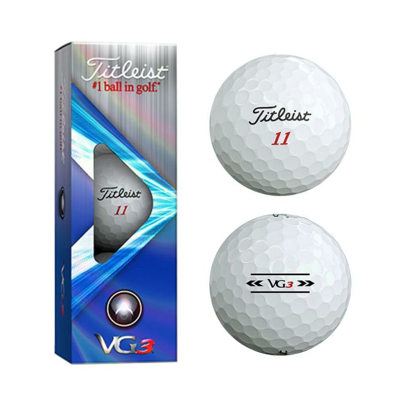 タイトリスト（Titleist） VG3 ボール レインボーパール 1スリーブ（3個入） 2022