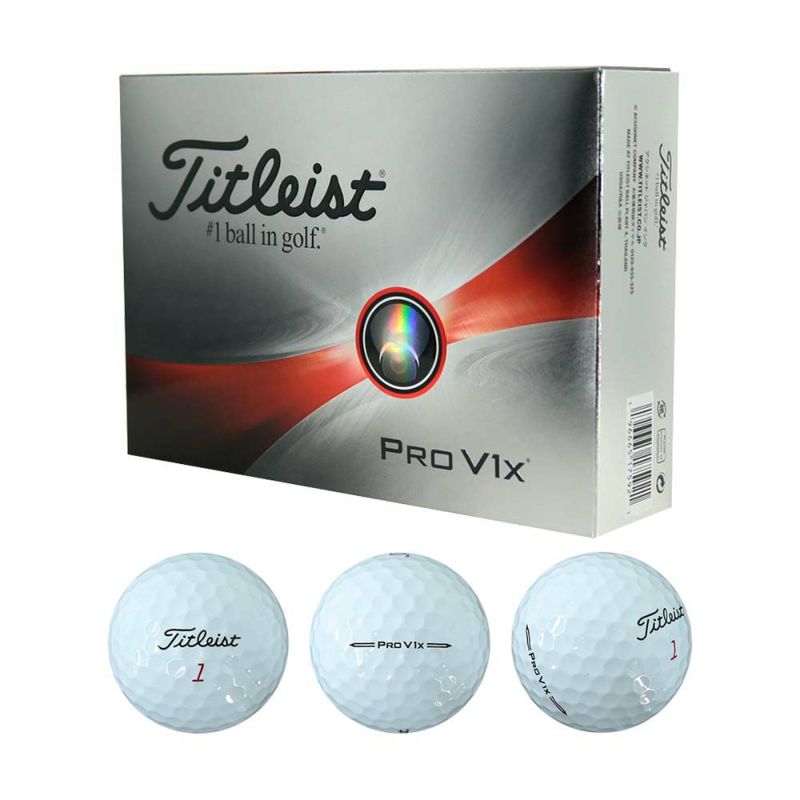 タイトリスト PRO V1x ハイナンバー ゴルフボール ３ダース - ラウンド ...