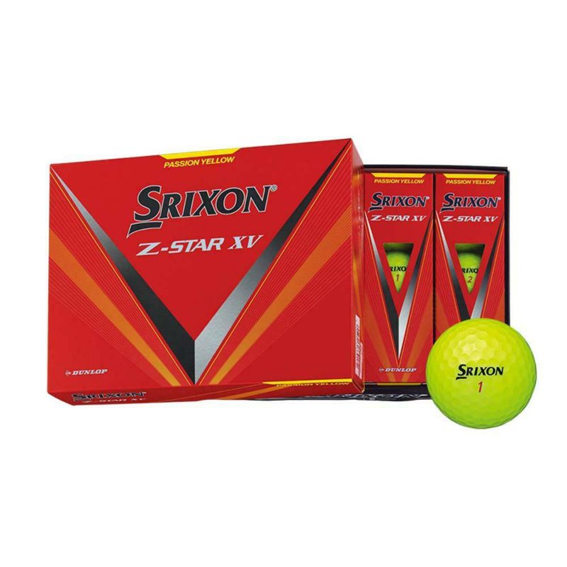 スリクソン（SRIXON） （オウンネームサービス）スリクソン Z-STAR XV ボール プレミアムパッションイエロー 1ダース  2023【納期約3週間】 ゴルフショップ・ゴルフ通販なら二木ゴルフオンライン