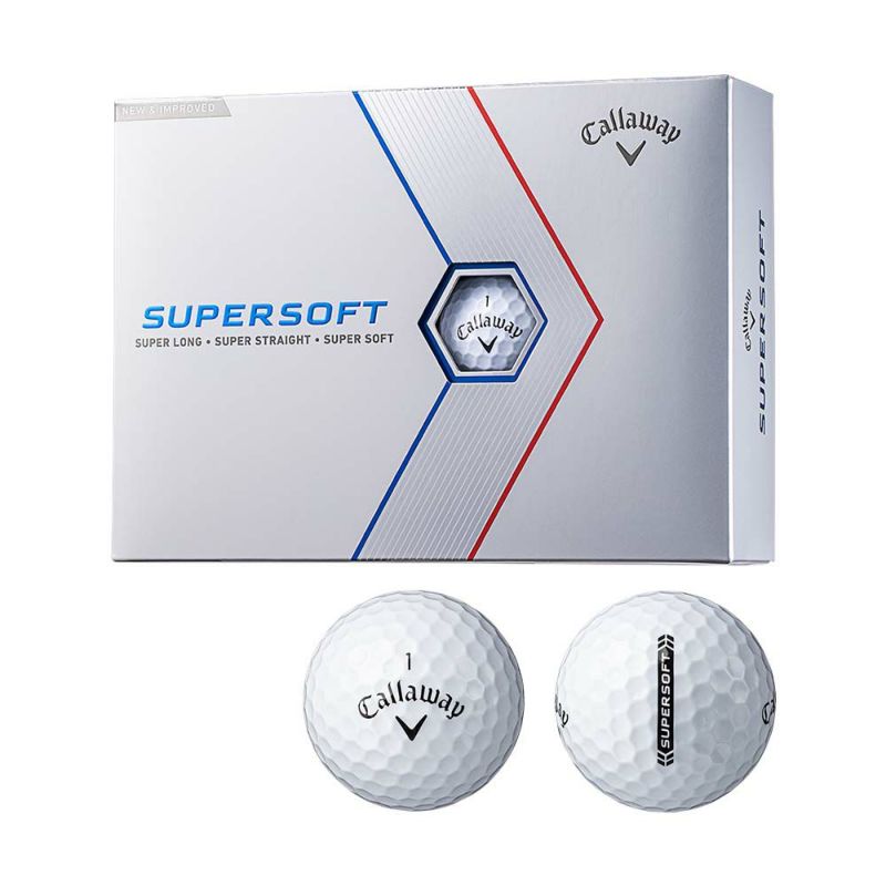 キャロウェイ（Callaway） SUPERSOFT ボール ホワイト 1ダース 2023 | ゴルフショップ・ゴルフ通販なら二木ゴルフオンライン