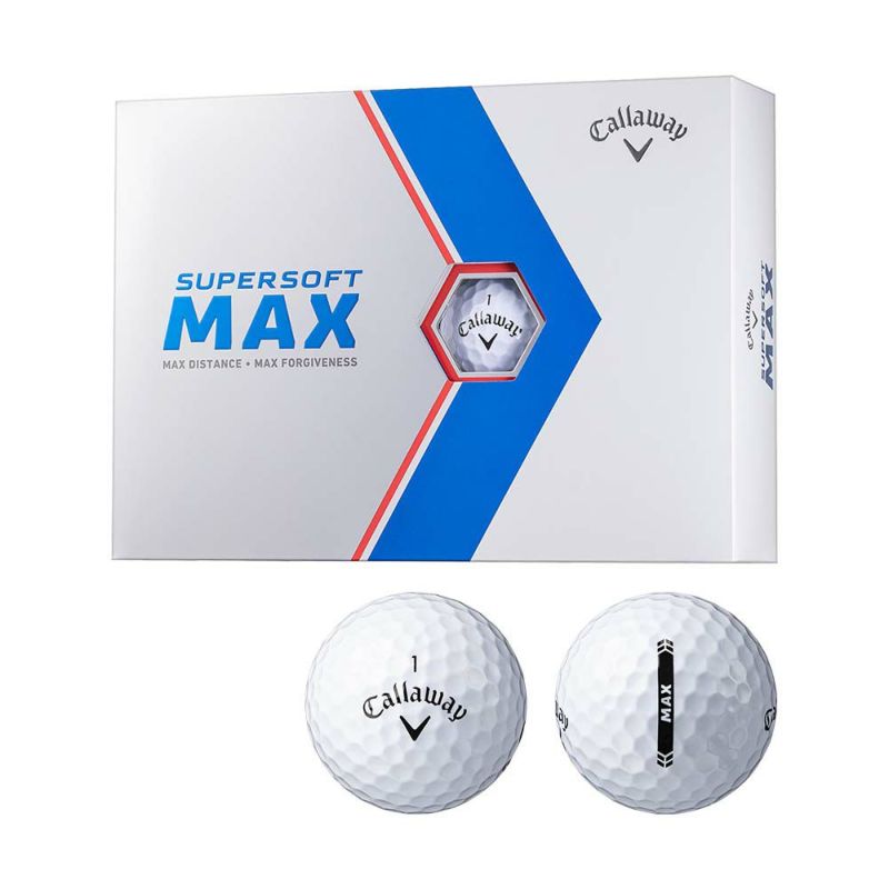 キャロウェイ（Callaway） SUPERSOFT MAX ボール ホワイト 1ダース 2023 |  ゴルフショップ・ゴルフ通販なら二木ゴルフオンライン