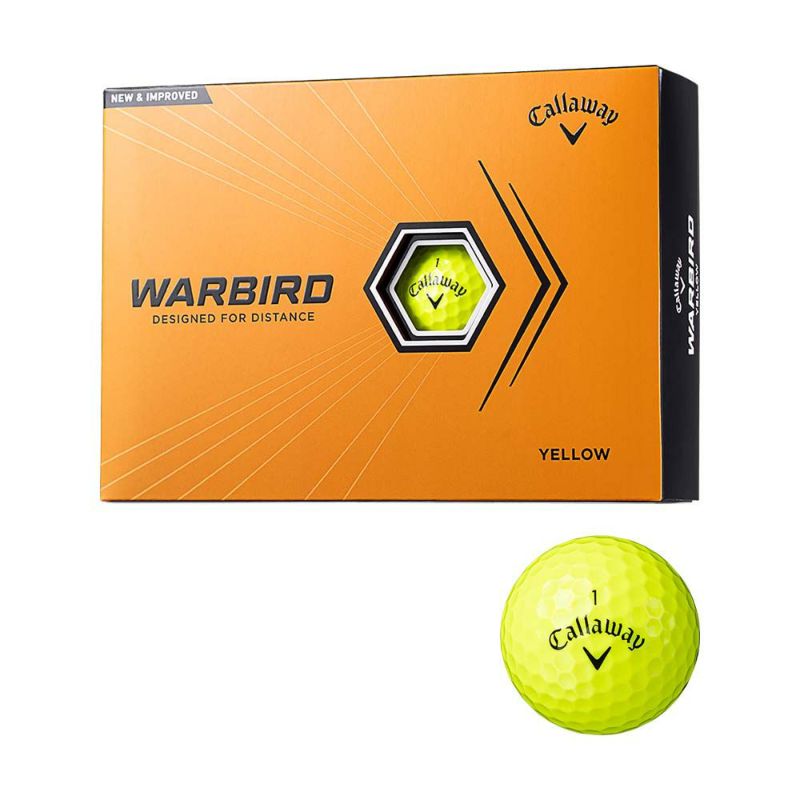 キャロウェイ（Callaway） WARBIRD ボール イエロー 1ダース 2023 | ゴルフショップ・ゴルフ通販なら二木ゴルフオンライン