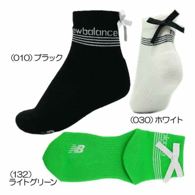 ニューバランス（New_Balance） 抗菌防臭 ラメりぼんソックス 012-3986502 レディースゴルフウェア 春夏【最終処分価格】
