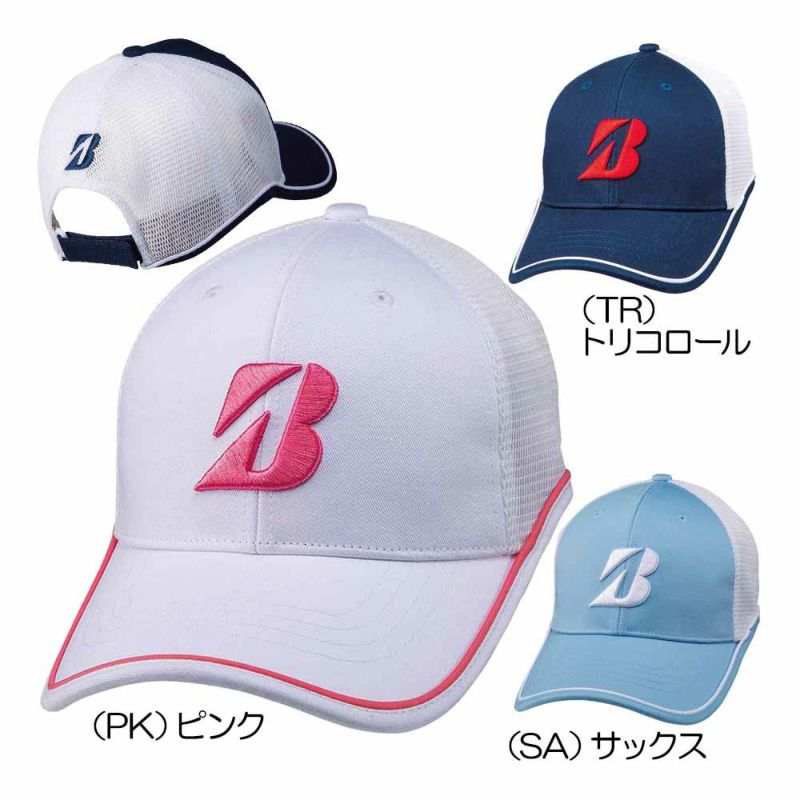 ブリヂストン（BRIDGESTONE_GOLF） レディスプロモデルハーフメッシュキャップ CPG353 レディースキャップ 2023春夏