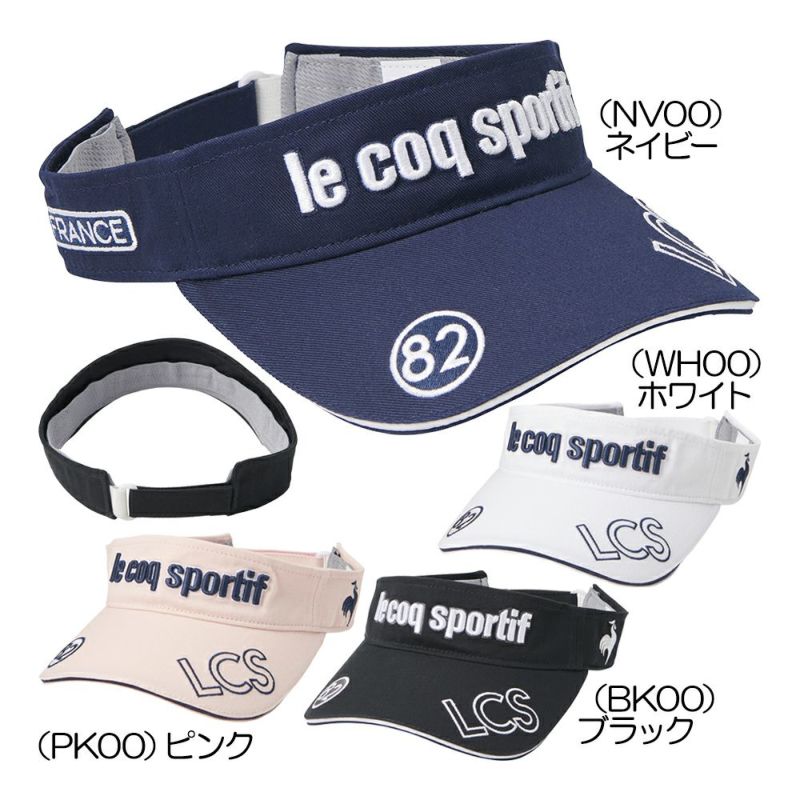 ルコック（le_coq_sportif） ロゴサンバイザー QGCVJC50 レディース