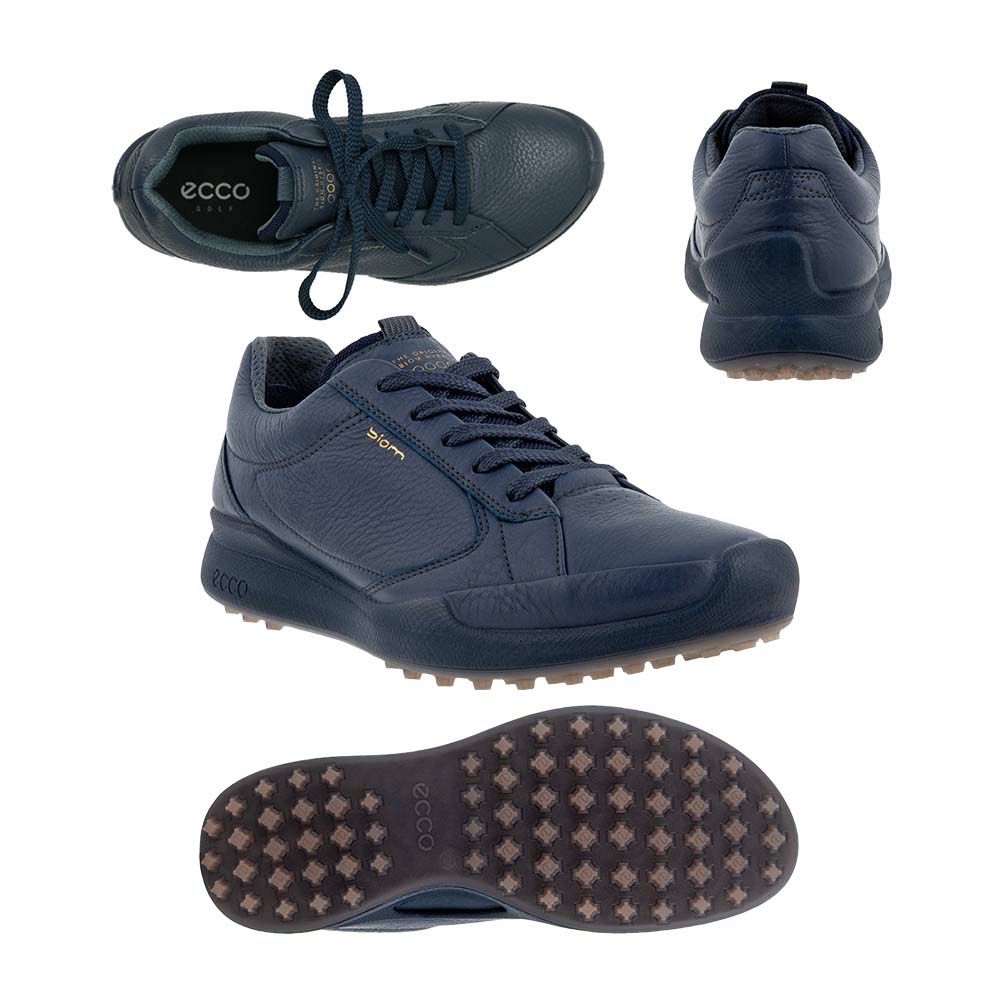 ECCO ゴルフシューズ 24cm 付か 39 黒 レザー