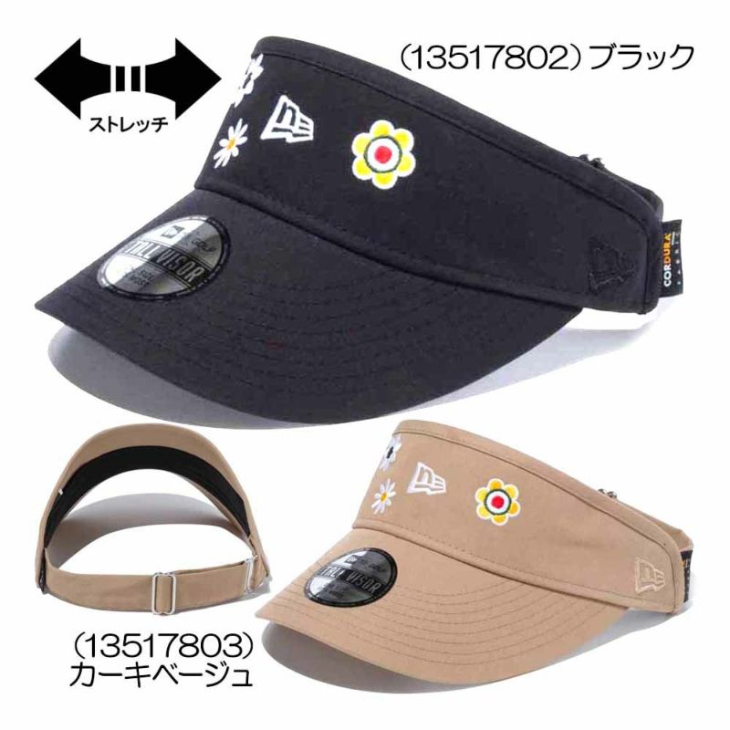 ニューエラ（New_Era） トールバイザー CORDURA（made with COOLMAX fabric）コーデュラ フラッグロゴ レディースバイザー 2023春夏