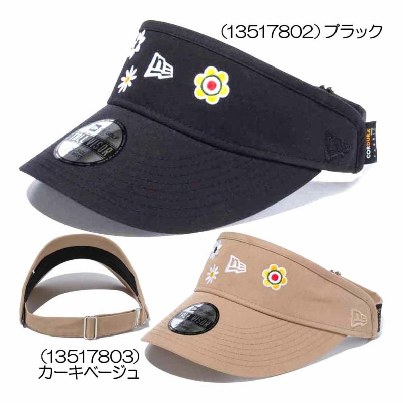 ニューエラ（New_Era） トールバイザー CORDURA（made with COOLMAX fabric）コーデュラ フラッグロゴ レディースバイザー 2023春夏