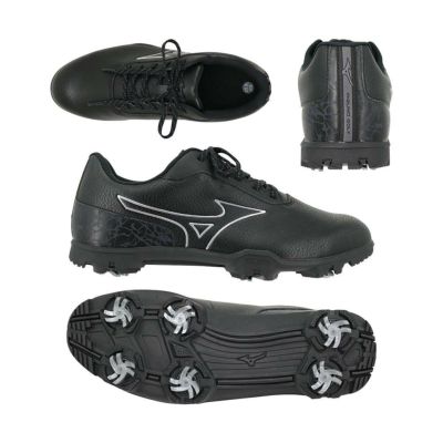 ミズノ（Mizuno） ワイドスタイルライト ST スパイクシューズ 51GQ2340 （09）ブラック『4E』『軽量』『防水』