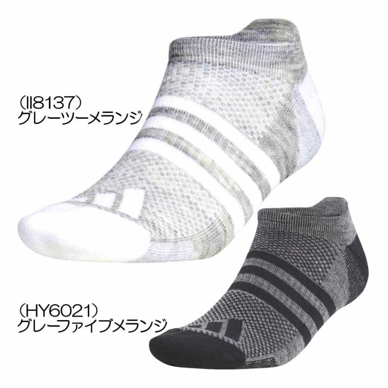 アディダス（Adidas） ローカット ウール ウォームソックス DKL36 メンズゴルフウェア 2023秋冬