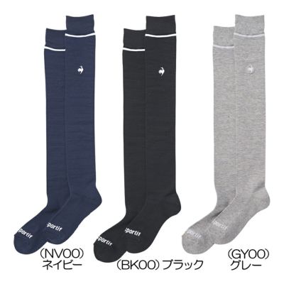 ルコック（le_coq_sportif） 『定番』 ニーハイソックス QGCWJB01 レディースゴルフウェア 秋冬  『オーバーニー丈』