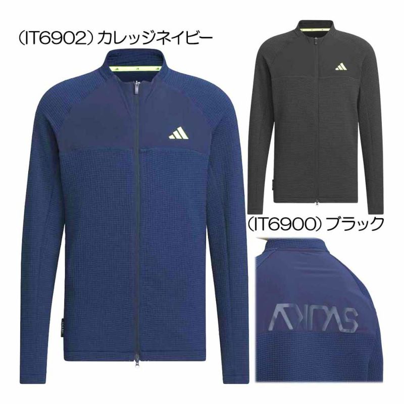 アディダス（Adidas） COLD．RDY バックグラフィック ジャケット KOU68 メンズゴルフウェア 2023秋冬