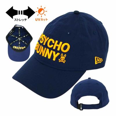 サイコバニー（PsychoBunny） 9THIRTY キャップ GOLF NEW ERAコラボ PBMG351F メンズキャップ 『オールシーズン』