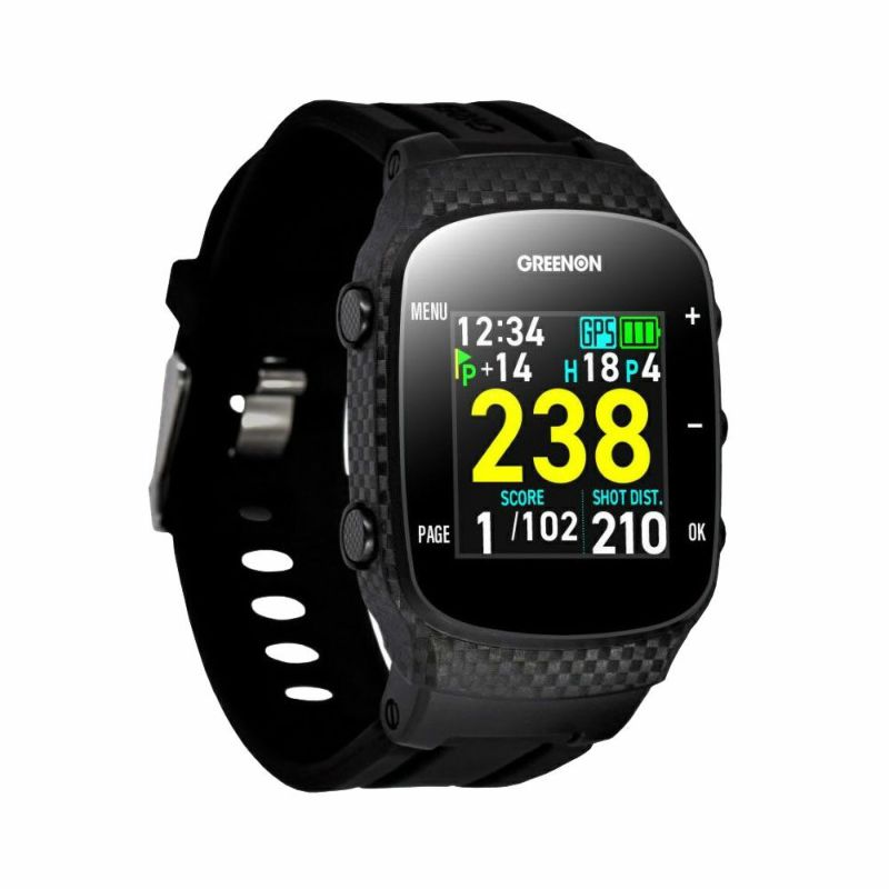 グリーンオン（GREENON） ザ・ゴルフウォッチ（The Golf Watch） GN101 2023『ウォッチ型GPS計測器』