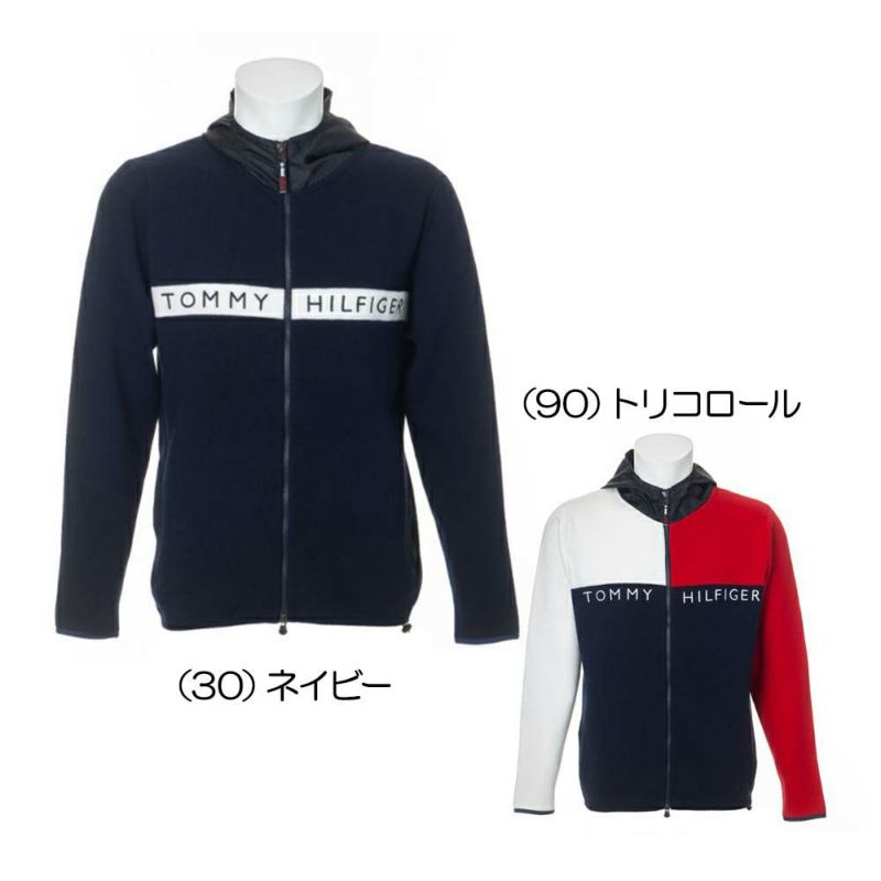 トミーヒルフィガー（Tommy_Hilfiger） ジップアップニットパーカ