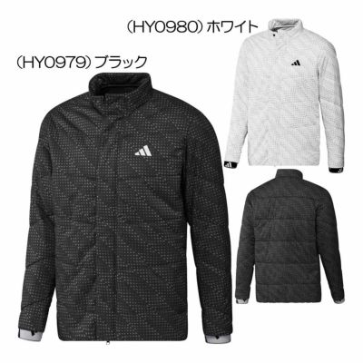 アディダス（Adidas） BOSグラフィック保温中わたジャケット MKS21 メンズゴルフウェア 2023秋冬『最終処分価格』
