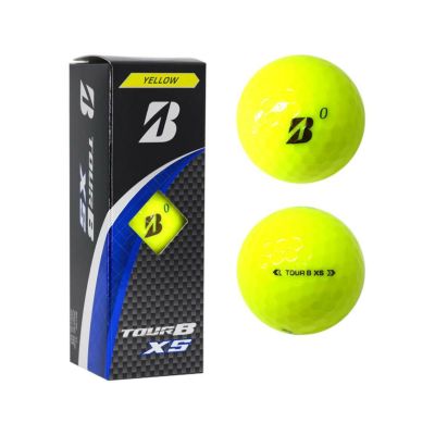 ブリヂストン（BRIDGESTONE_GOLF） TOUR B XS ボール イエロー 1スリーブ（3個入）S4YXJ-3 2024