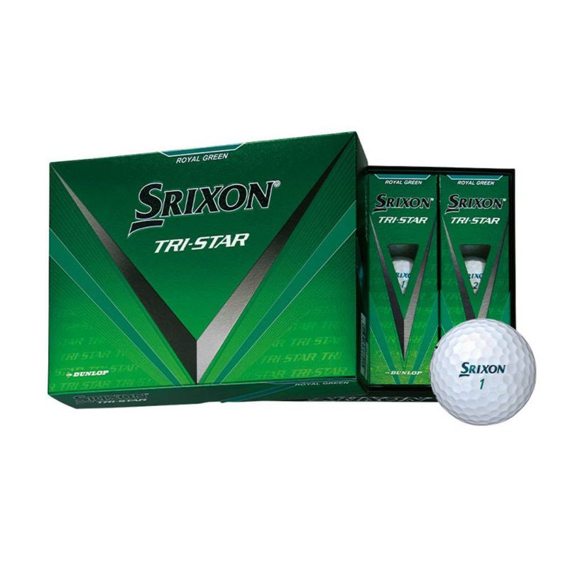 スリクソン（SRIXON） TRI-STAR ボール ロイヤルグリーン 1ダース 2024 ゴルフショップ・ゴルフ通販なら二木ゴルフオンライン