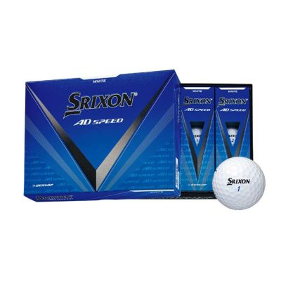 スリクソン（SRIXON） AD SPEED ボール ホワイト 1ダース 2024 ...