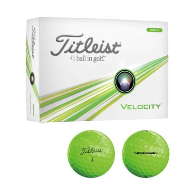 タイトリスト（Titleist） VELOCITY ボール グリーン 1ダース 2024