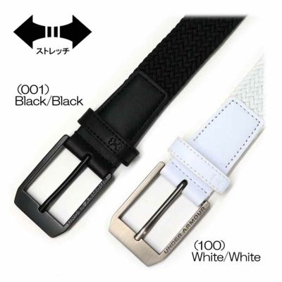 アンダーアーマー（UNDER_ARMOUR） UAブレイディド ベルト 1387746 メンズゴルフウェア 2024春夏 『ストレッチベルト』