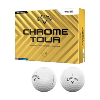 キャロウェイ（Callaway） CHROME TOUR ボール ホワイト 1ダース 2024