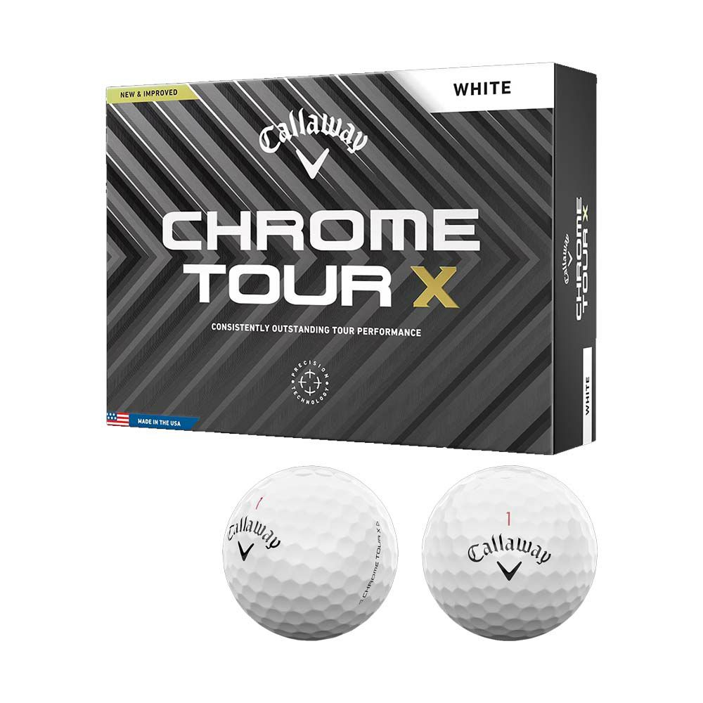 キャロウェイ（Callaway） CHROME TOUR X ボール ホワイト 1ダース 