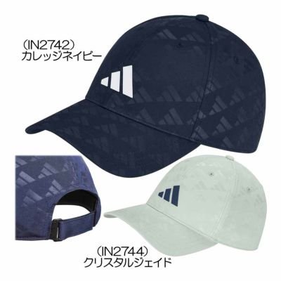 アディダス（Adidas） ロゴグラフィックデボスキャップ IHS34 メンズゴルフキャップ 2024春夏