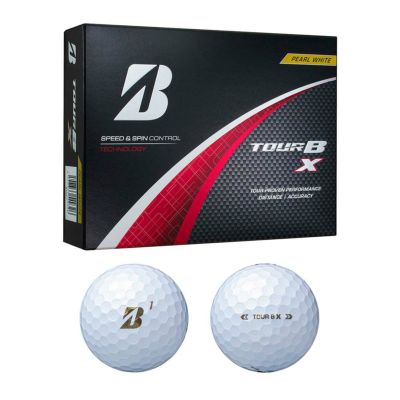 ブリヂストン（BRIDGESTONE_GOLF） （オウンネームサービス）TOUR B X ボール パールホワイト 1ダース ONB4GXJ 2024【納期約2～3週間】