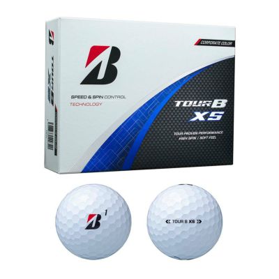 ブリヂストン（BRIDGESTONE_GOLF） （オウンネームサービス）TOUR B XS ボール ホワイト（コーポレートカラー） 1ダース ONS4CXJ 2024【納期約2～3週間】