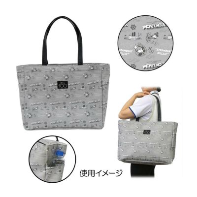 リンクス（Lynx_Golf） 【ワゴンセール】Disney100 トートバッグ モノクロ 73220-422-001『限定品』
