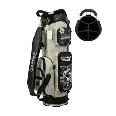 リンクス（Lynx_Golf） Disney100 スタンド キャディバッグ モノクロ 73220-400-001 2023『限定品』