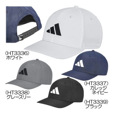 アディダス（Adidas） ツアースナップバックキャップ ENJ02 メンズゴルフキャップ 2023春夏
