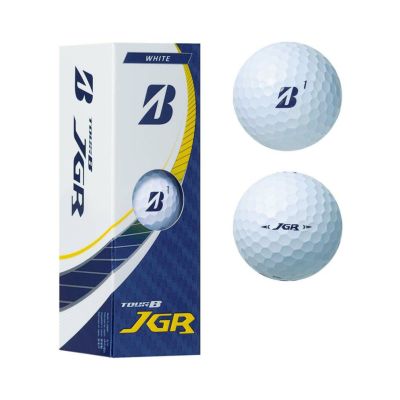 ブリヂストン（BRIDGESTONE_GOLF） TOUR B JGR ボール ホワイト 1スリーブ（3個入） J3WX-3